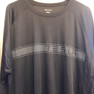 TESLA Sport-Tek black long sleeved workout shirt. Size 3xl.